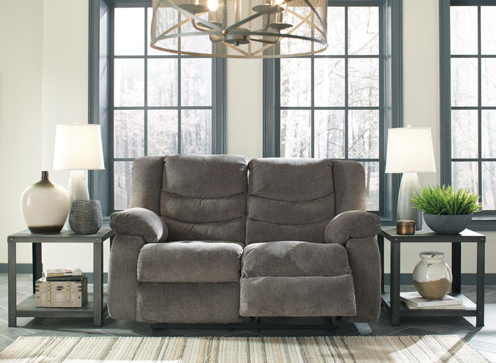 Tulen Reclining Loveseat - Gray (5)