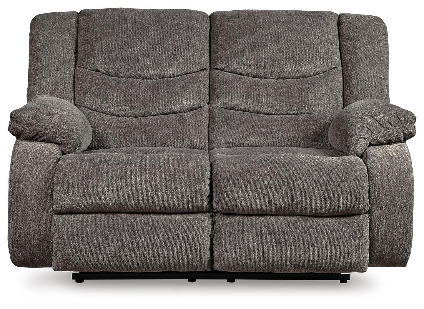 Tulen Reclining Loveseat - Gray (1)