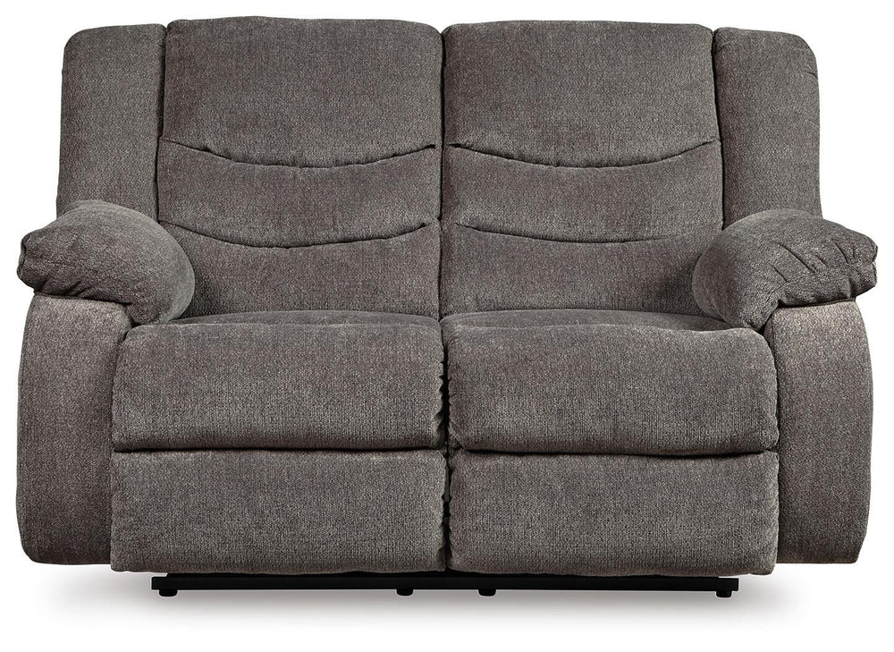 Tulen Reclining Loveseat - Gray (1)