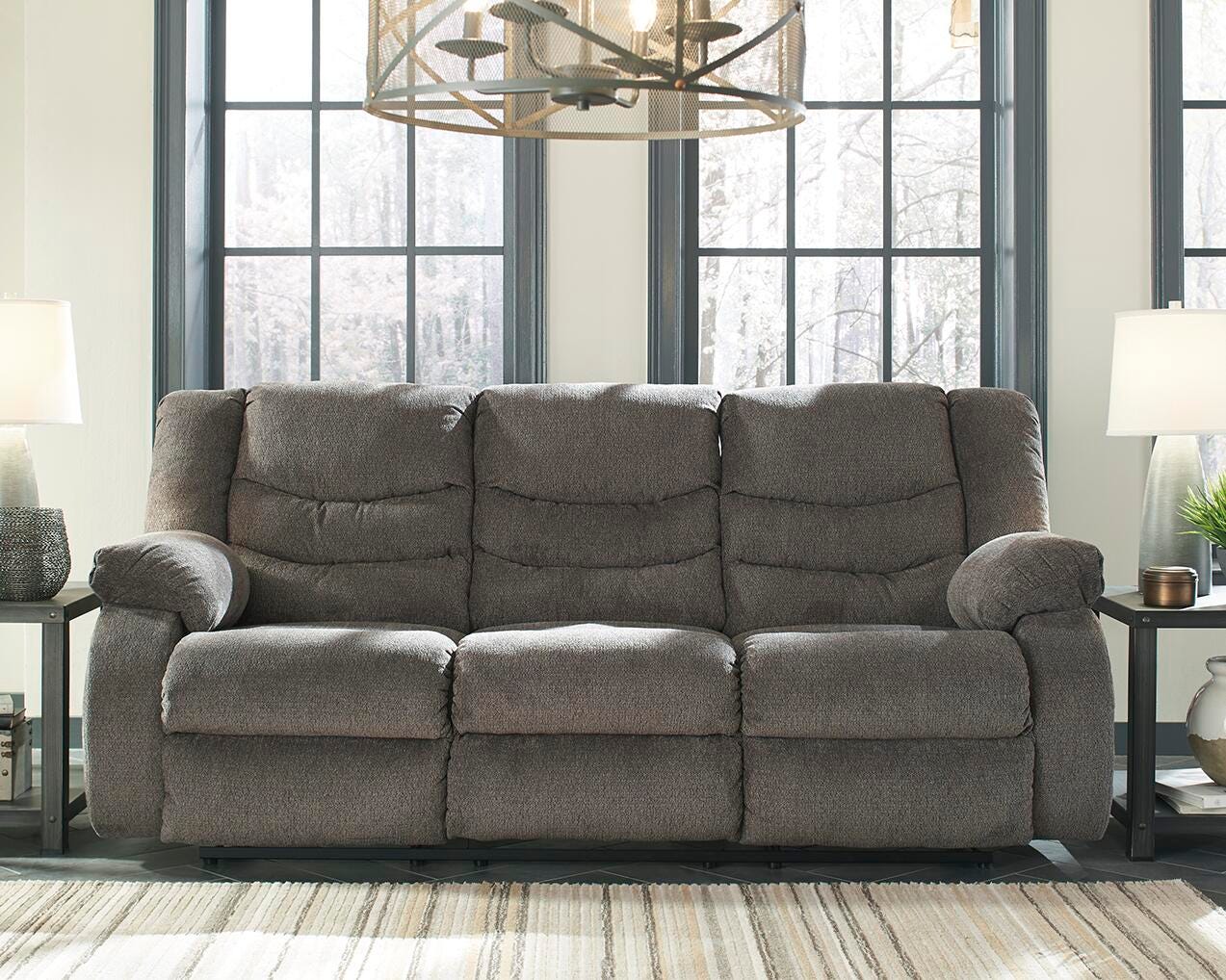Tulen Reclining Sofa - Gray (2)