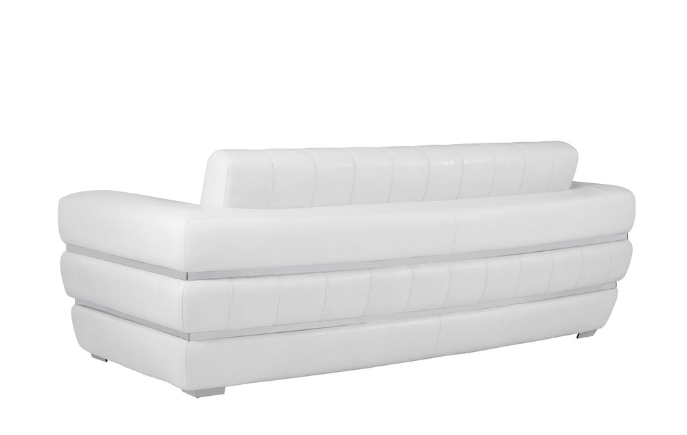 DivanItalia 904 Sofa in Top-Grain Italian Leather - White