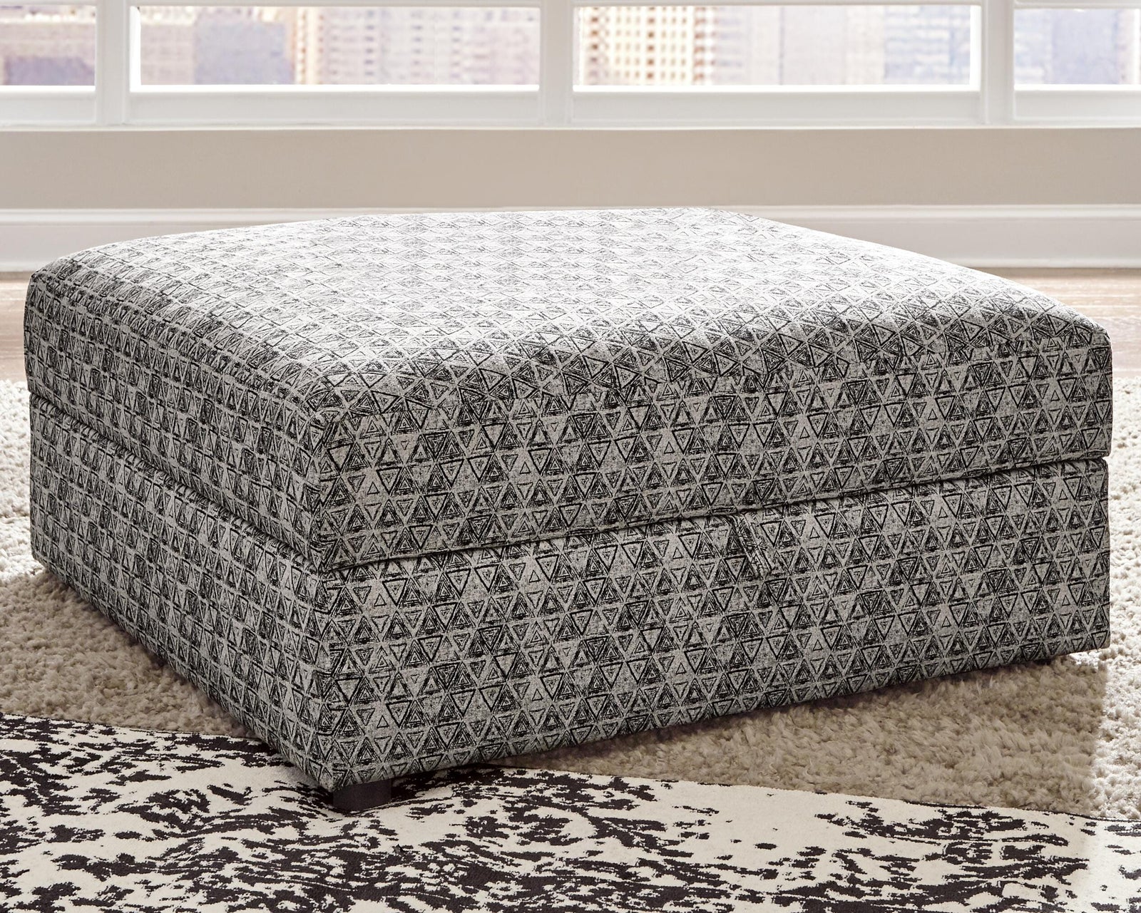 Kellway Ottoman With Storage - Beige (2)