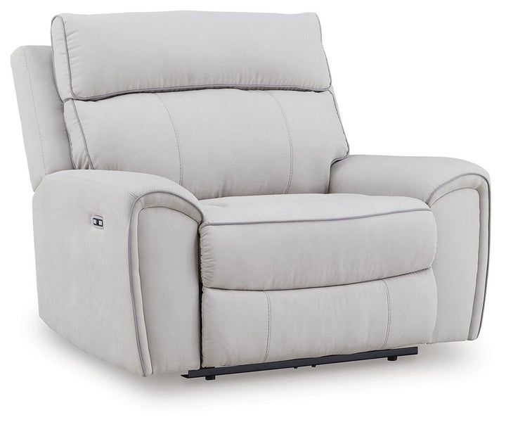 Social Pointe Power Recliner - Gray (1)