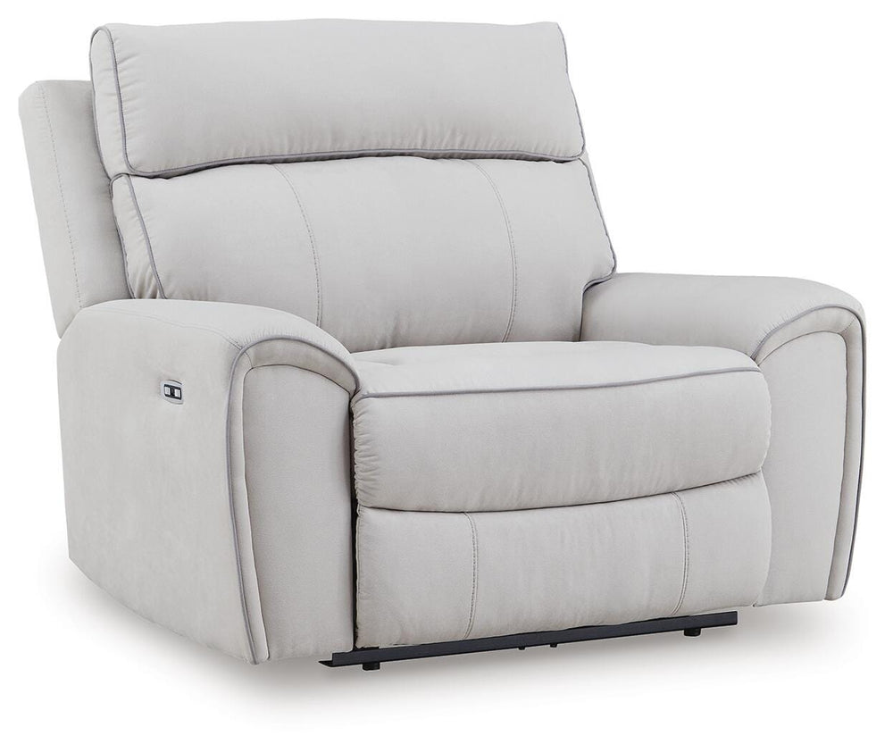 Social Pointe Power Recliner - Gray (1)