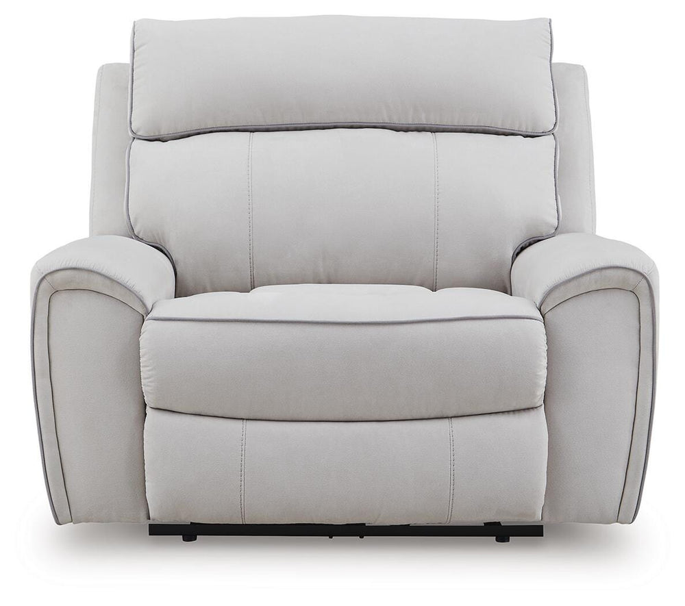 Social Pointe Power Recliner - Gray (4)