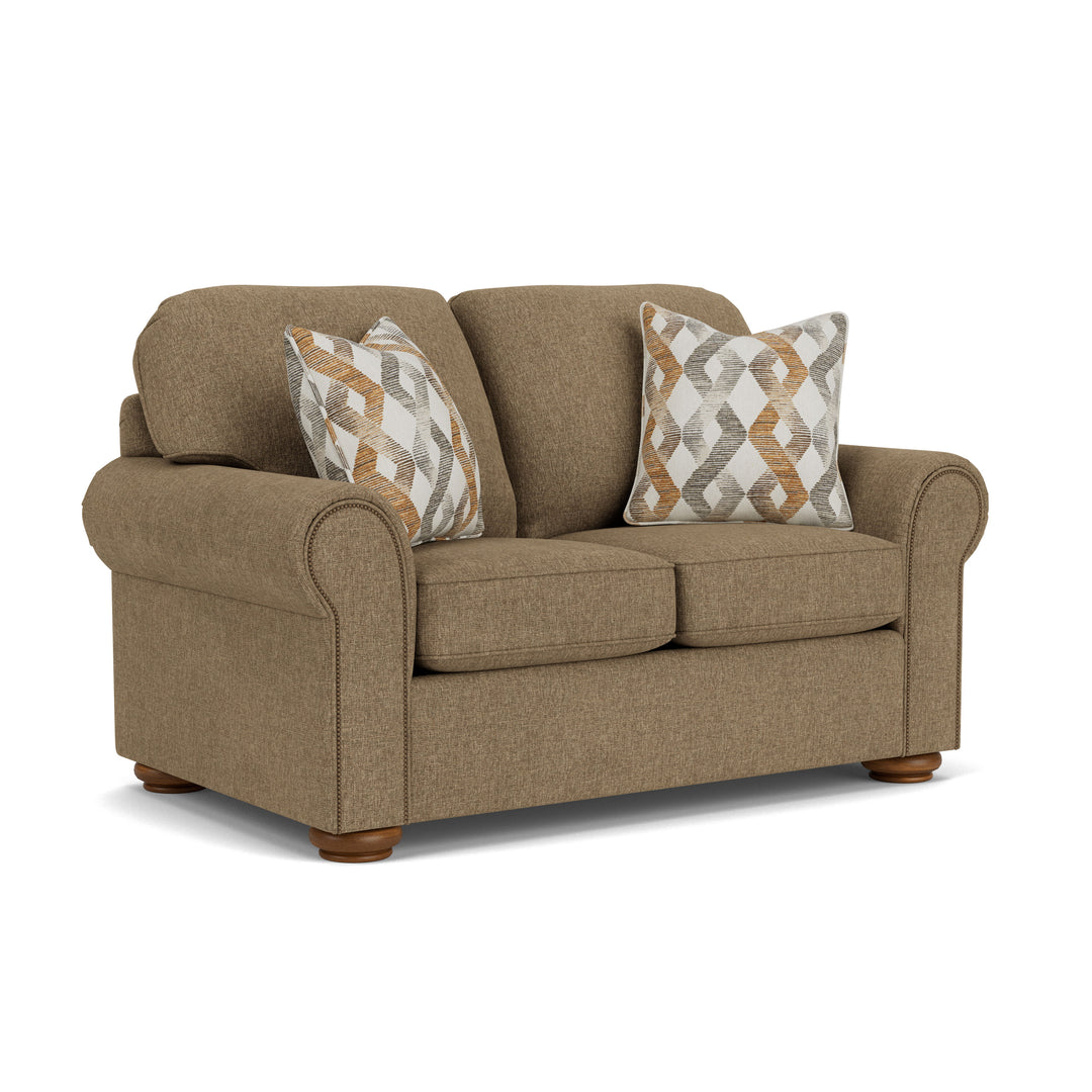 Preston  Loveseat  Light Brown