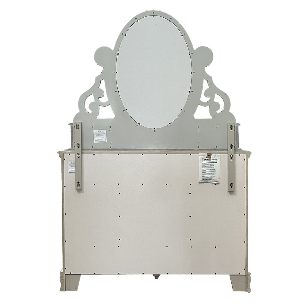 Flora - Mirror With Jewlery - Gray