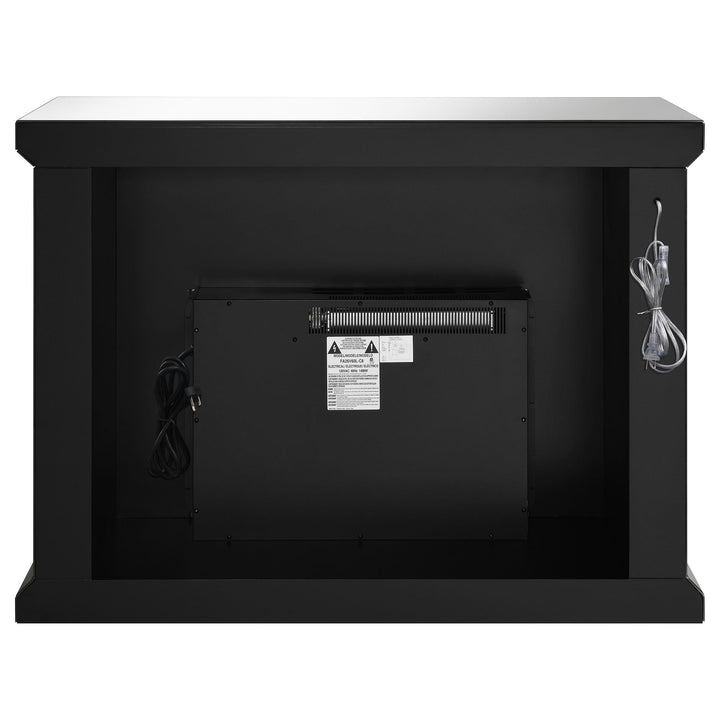 Coaster Furniture 991048 Gilmore Mirrored Freestanding Electric Fireplace Silver