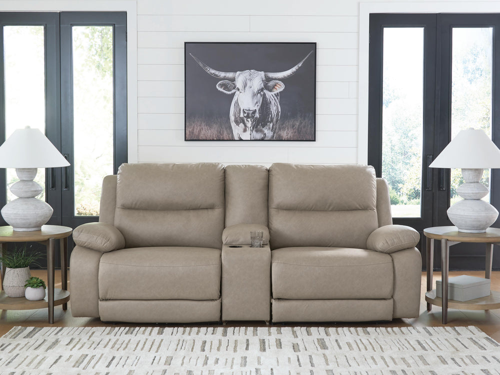 Narwhal Place 3-Piece Power Reclining Sectional - Pebble (2)
