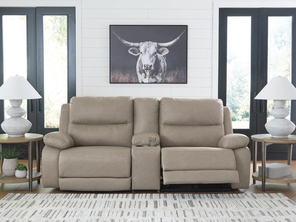 Narwhal Place 3-Piece Power Reclining Sectional - Pebble (3)