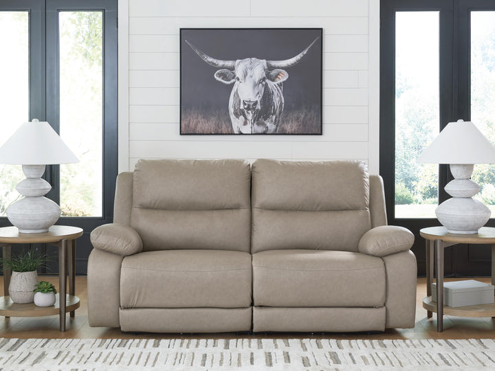 Narwhal Place 2-Piece Reclining Loveseat - Beige (2)