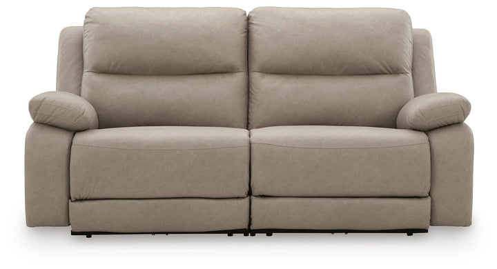 Narwhal Place 2-Piece Reclining Loveseat - Beige (1)