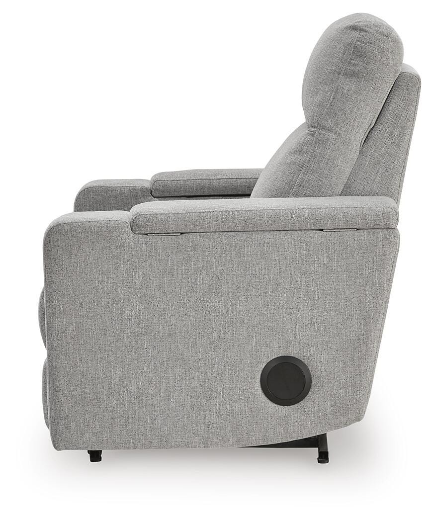 Pineland Power Glider Recliner with Audio System - Gray (8)