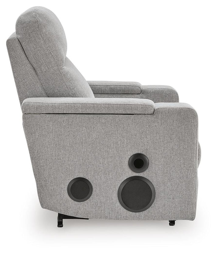 Pineland Power Glider Recliner with Audio System - Gray (6)
