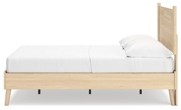 Cabinella - Full Platform Panel Bed - Tan by Ashley Furniture product image