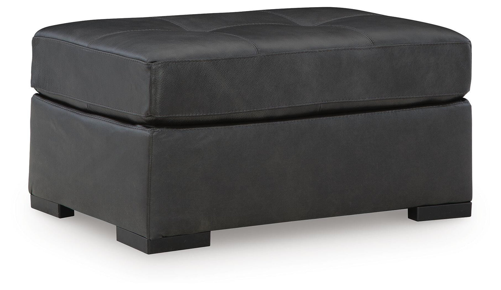 Brindley Pier Oversized Accent Ottoman - Black (1)