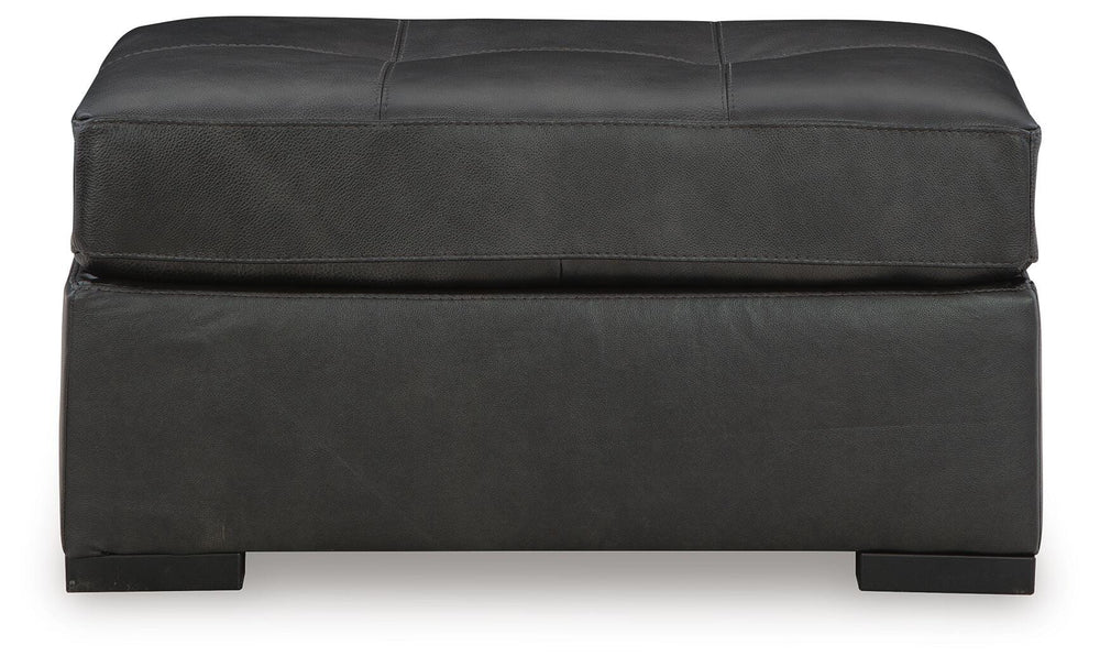Brindley Pier Oversized Accent Ottoman - Black (3)