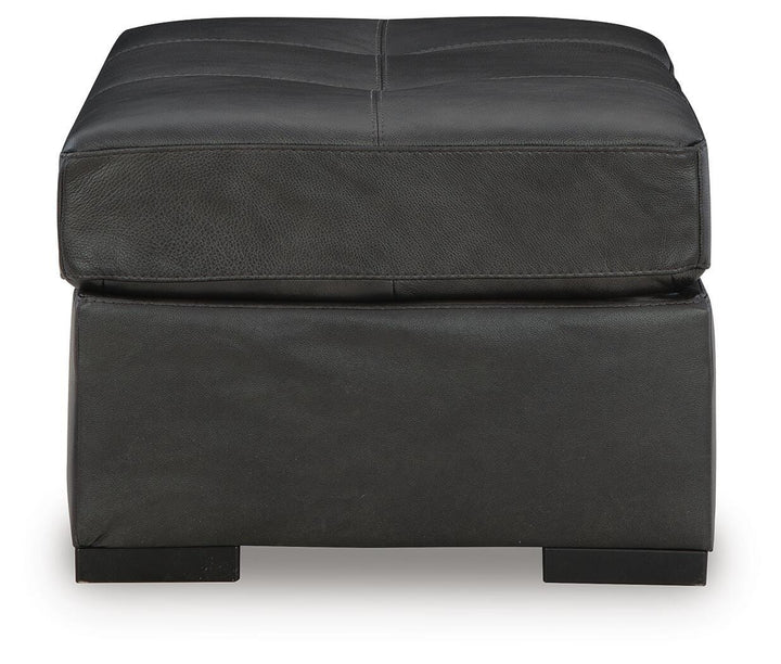 Brindley Pier Oversized Accent Ottoman - Black (4)