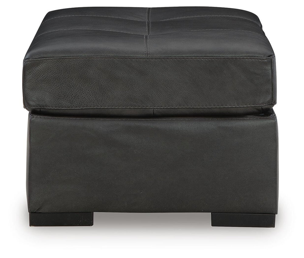 Brindley Pier Oversized Accent Ottoman - Black (4)