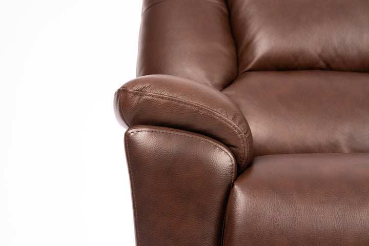Plush Gliding Recliner Tavern Brown