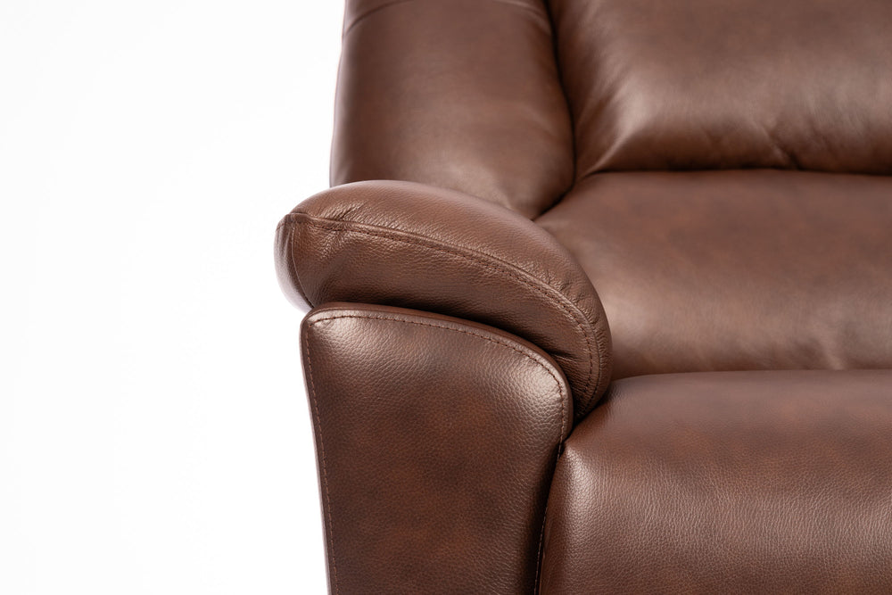Plush Gliding Recliner Tavern Brown