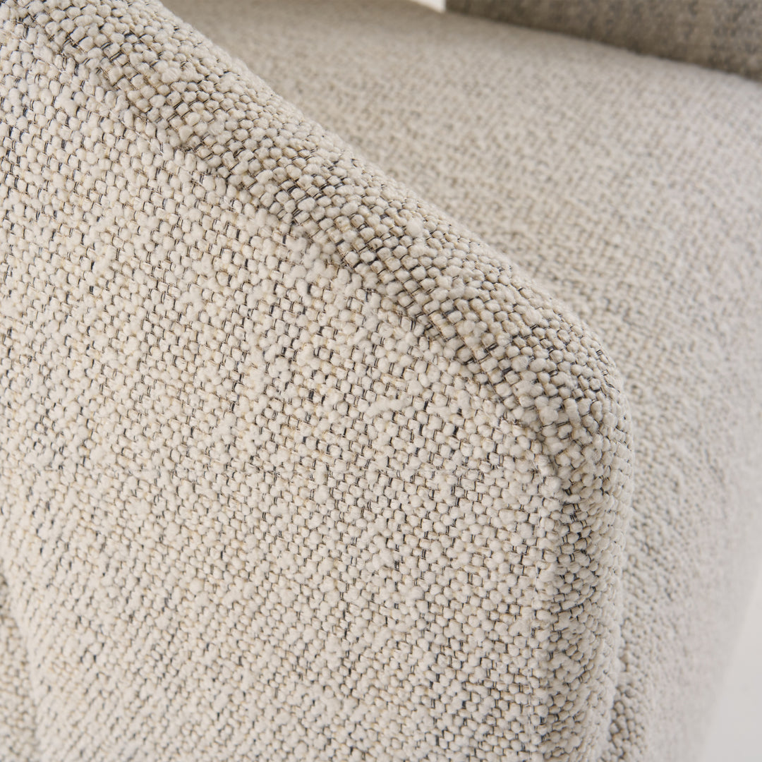 Angie  Modern Beige Fabric Dining Chair