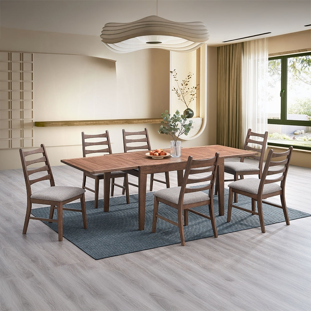 walnut-extendable-7-piece-dining-set-gray-linen-chairs