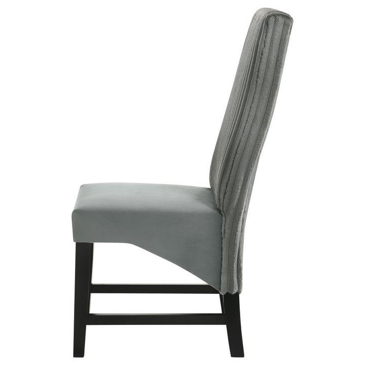 Barrand - Upholstered Dining Side Chair  - Gray