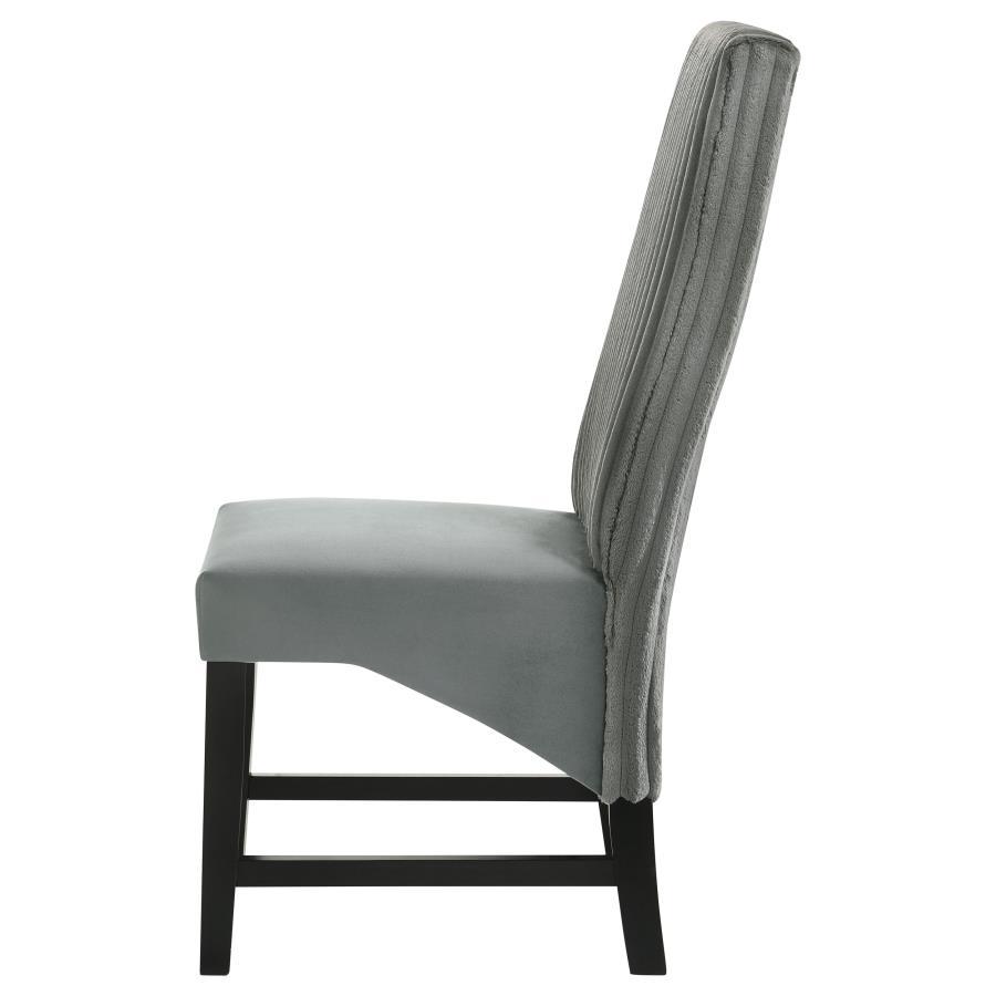 Barrand - Upholstered Dining Side Chair  - Gray