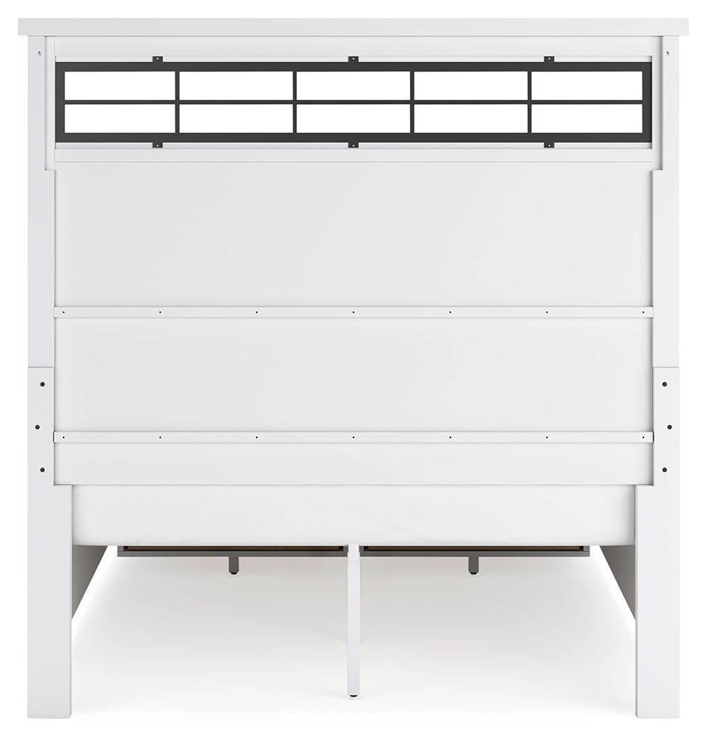 Ashbryn - Queen Panel Storage Bed - White / Natural by Ashley Furniture product image