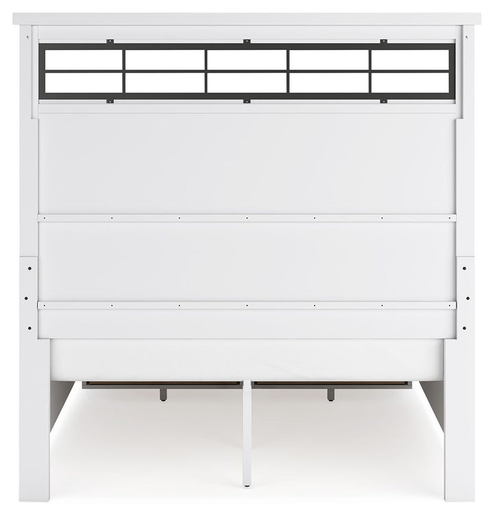 Ashbryn - Queen Panel Storage Bed - White / Natural by Ashley Furniture product image