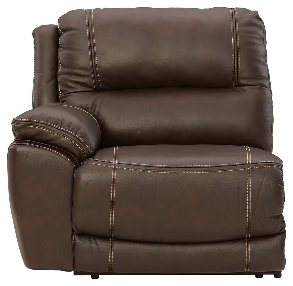 Dunleith - 7-Piece Power Reclining Sectional With LAF And RAF Zero Wall Power Recliners - Chocolate by Ashley Furniture product image