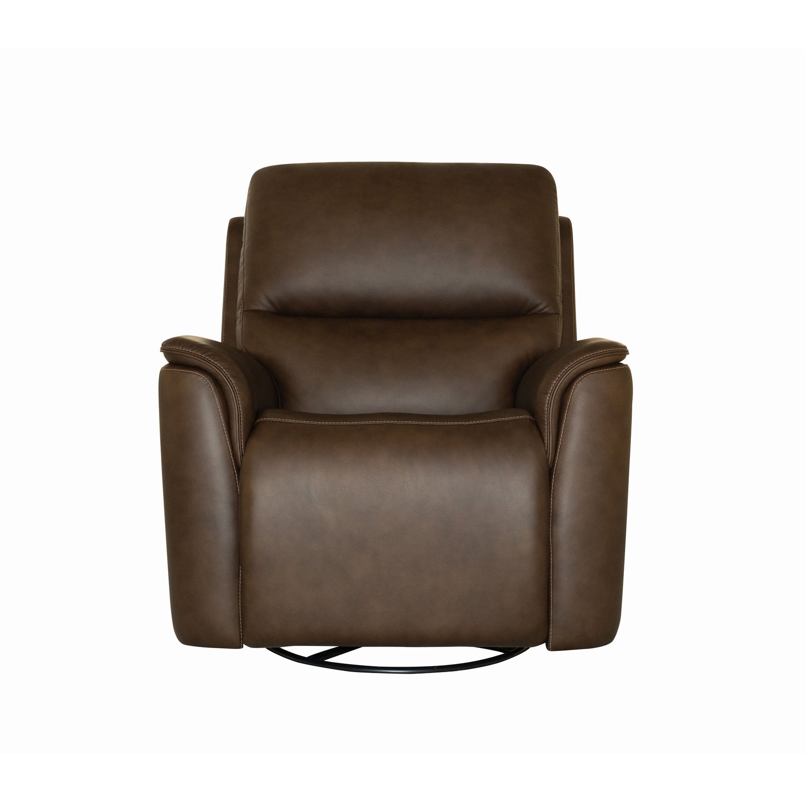 Flexsteel 1041-53P5-94671 Henry  Power Swivel Gliding Recliner With Power Headrest, Lumbar, Heat & Massage  Burnt Umber