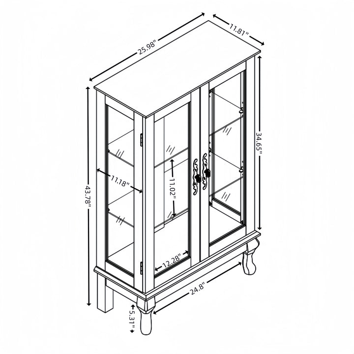 elegant-and-refined-cherry-curio-cabinet-with-tempered-glass-doors
