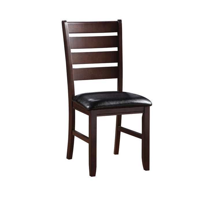 ACME Furniture Urbana 23" Side Chair Set of 2) Black Synthetic Leather 