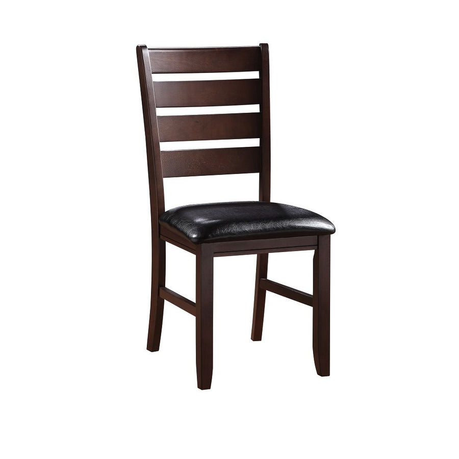 ACME Furniture Urbana 23" Side Chair Set of 2) Black Synthetic Leather 
