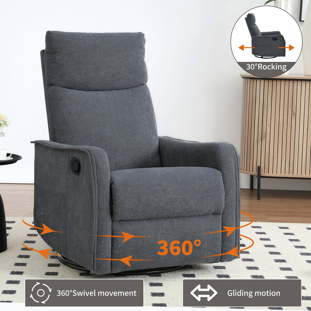 heat-massage-manual-recliner-chair-with-rocker-and-swivel-grey-fabric