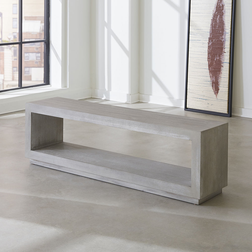Modus Furniture Azbx65 Oxford Bench In Mineral
