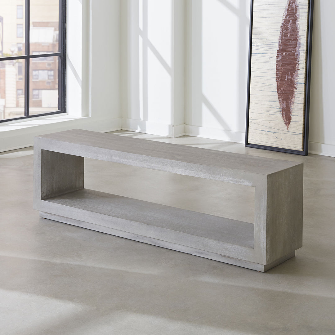 Modus Furniture Azbx65 Oxford Bench In Mineral