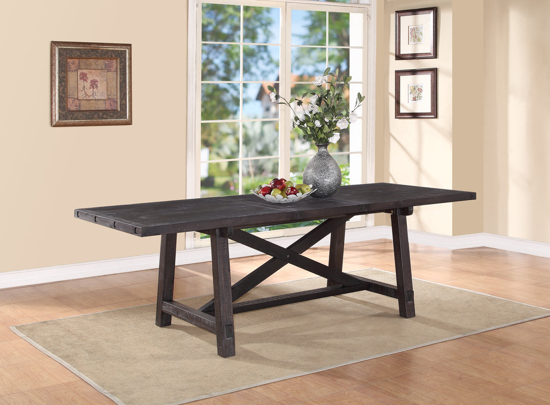 Modus Furniture 7Yc961 Yosemite Solid Wood Rectangular Extension Table
