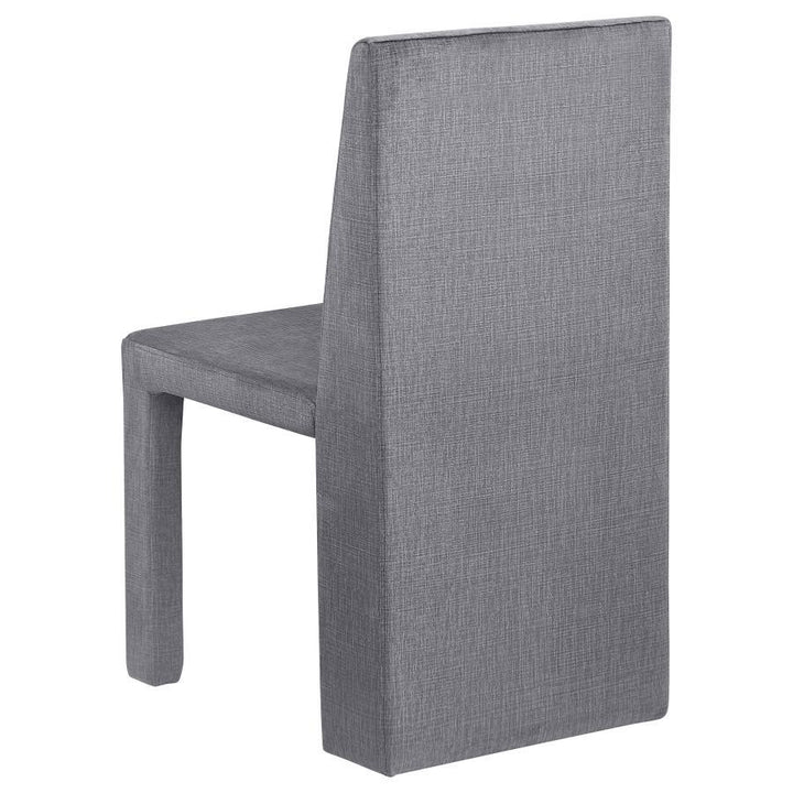 Tordera - Velvet Upholstered Dining Side Chair  - Gray
