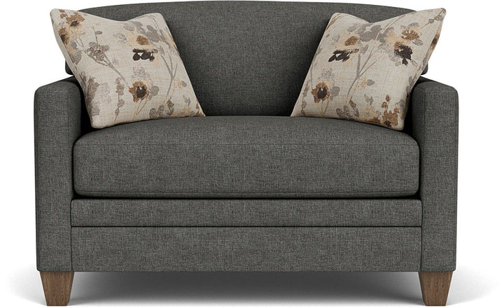 Flexsteel 5552-41 Serendipity  Stationary Twin Sleeper  Dark Gray