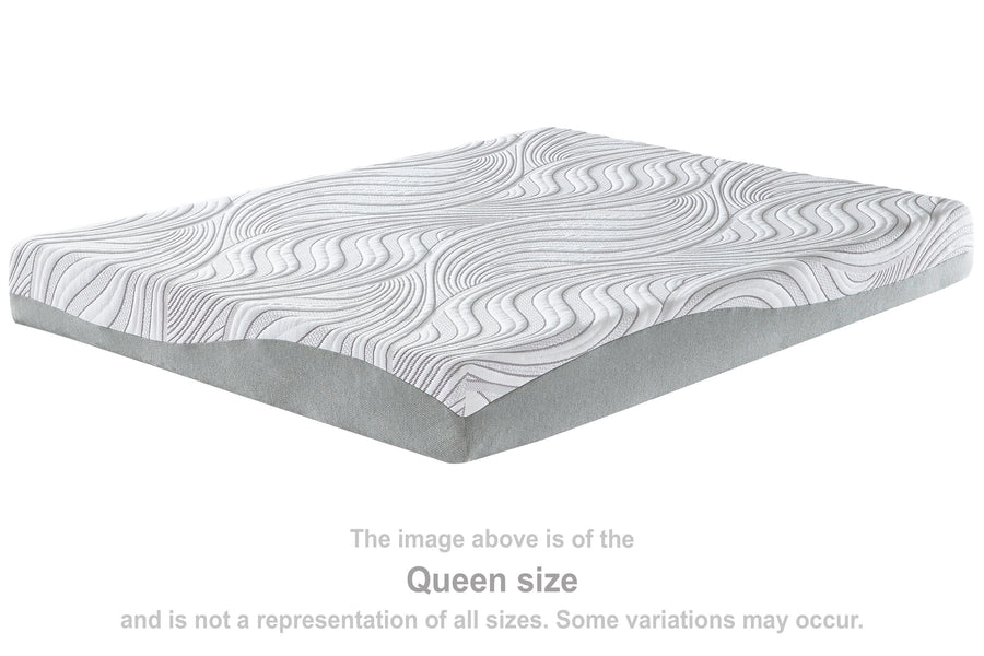 8 Inch Memory Foam - California King Mattress - White