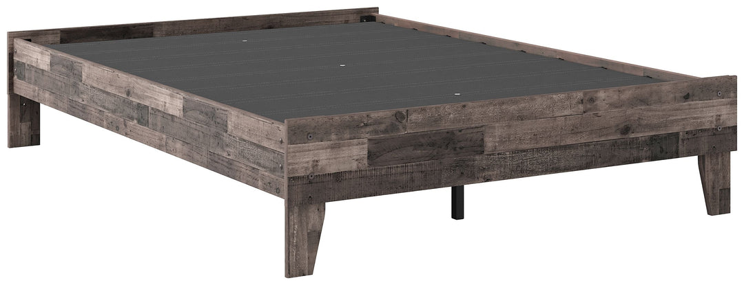 Neilsville - Full Platform Bed - Multi Gray
