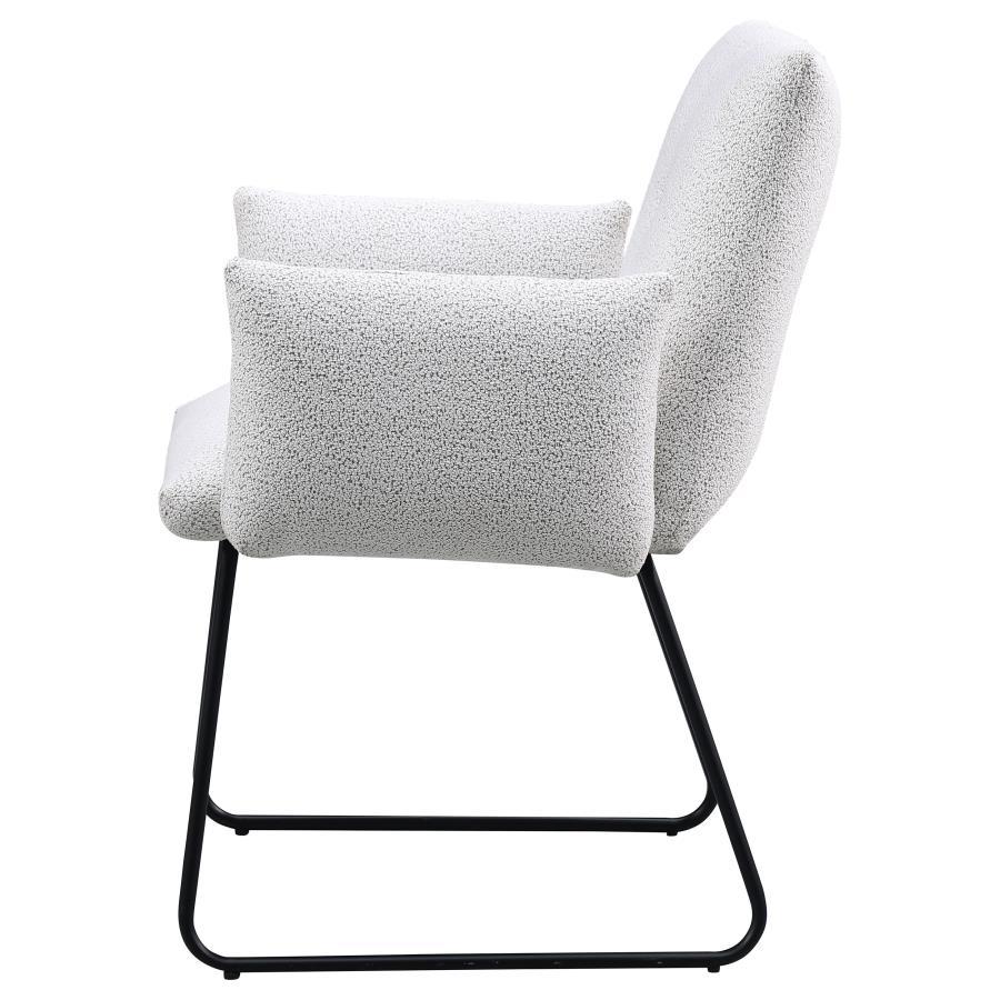 Ackland - Upholstered Dining Side Chair  - Light Gray