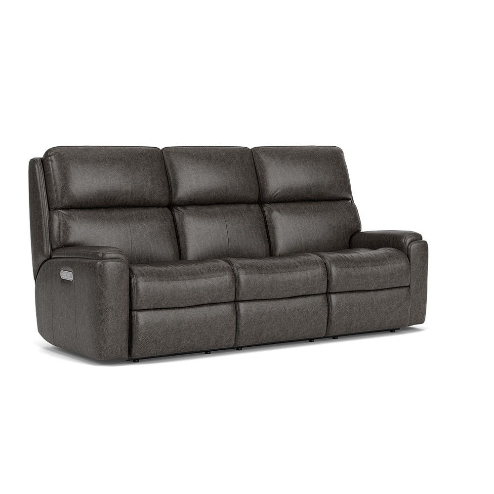 Rio Leather Power Reclining Sofa, Power Headrests