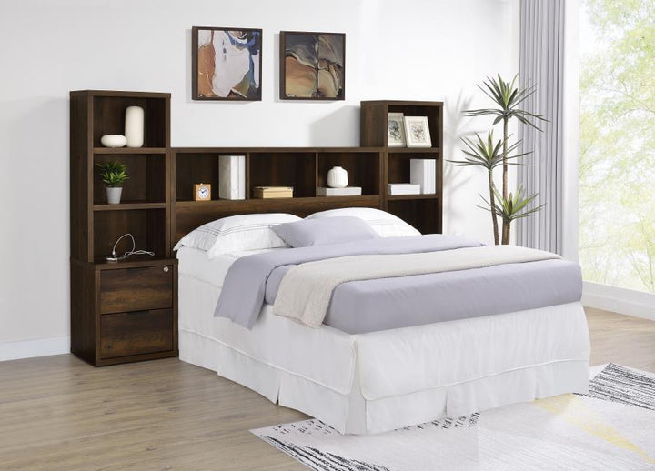 Coaster Furniture Westpark - 3 Piece Queen Bedroom Set Bookcase Headboard - Pine