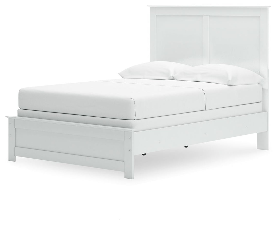 Bostwick Shoals - Full Panel Bed With Framed Footboard - White by Ashley Furniture product image
