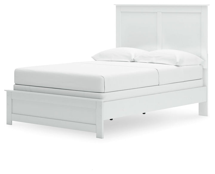 Bostwick Shoals - Full Panel Bed With Framed Footboard - White by Ashley Furniture product image