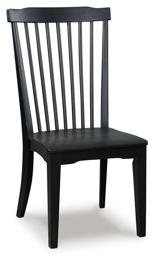Greddinton - Dining Room Side Chair (Set of 2) - Black by Ashley Furniture product image